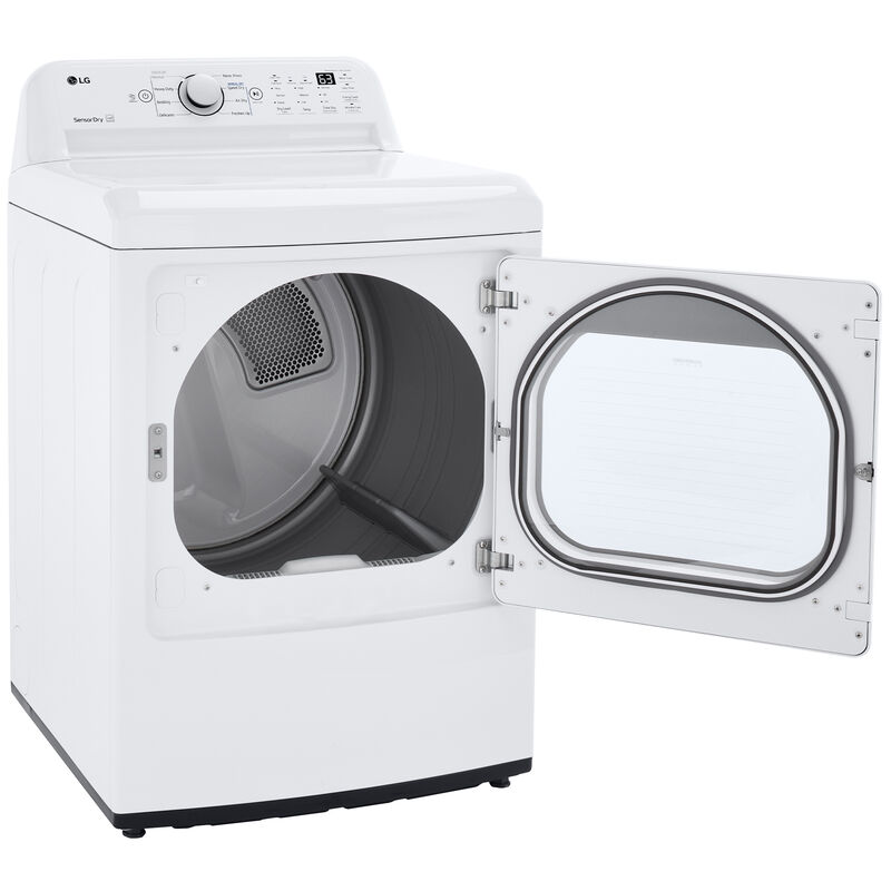 LG 27 in. 7.3 cu. ft. Electric Dryer with Sensor Dry Technology ...