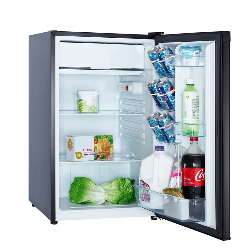 Avanti 20 in. 4.4 cu. ft. Mini Fridge with Freezer Compartment - Black ...