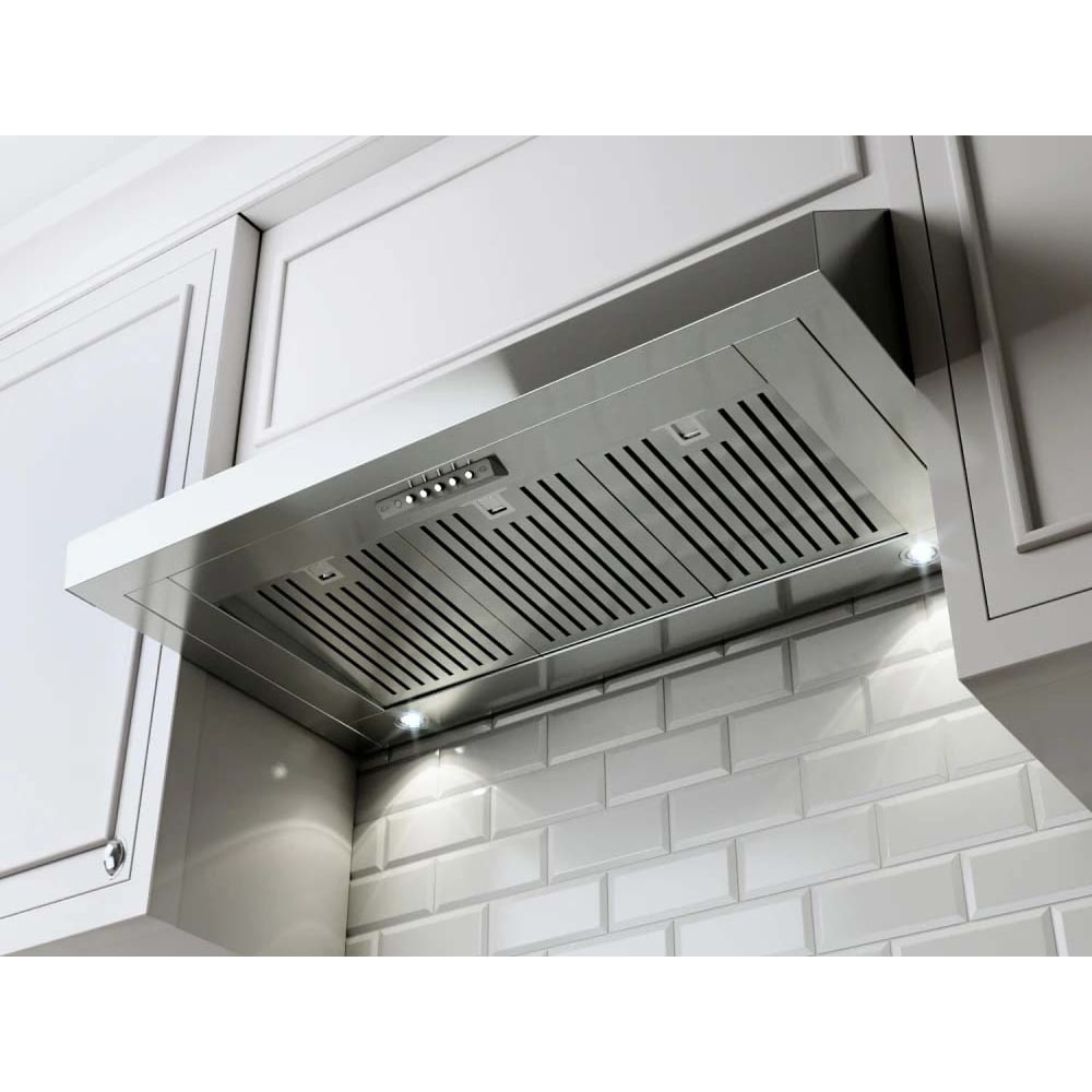 Xo 48 in. Standard Style Range Hood with 3 Speed Settings, 600 CFM & 2 ...