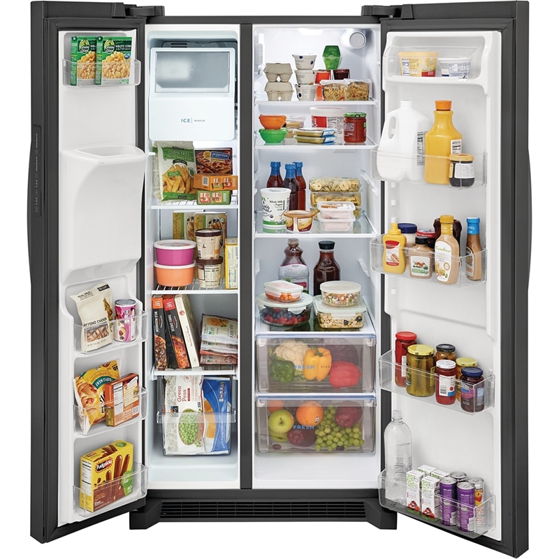 Frigidaire 36 in. 25.6 cu. ft. Side-by-Side Refrigerator With External ...