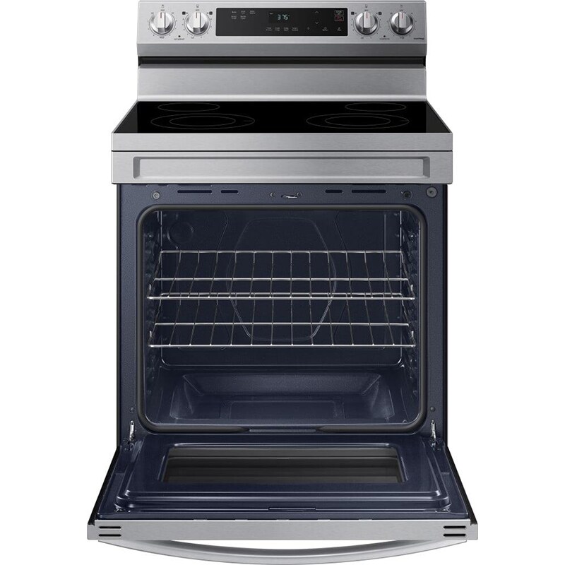 Samsung 30 In. 6.3 Cu. Ft. Smart Oven Freestanding Electric Range With ...