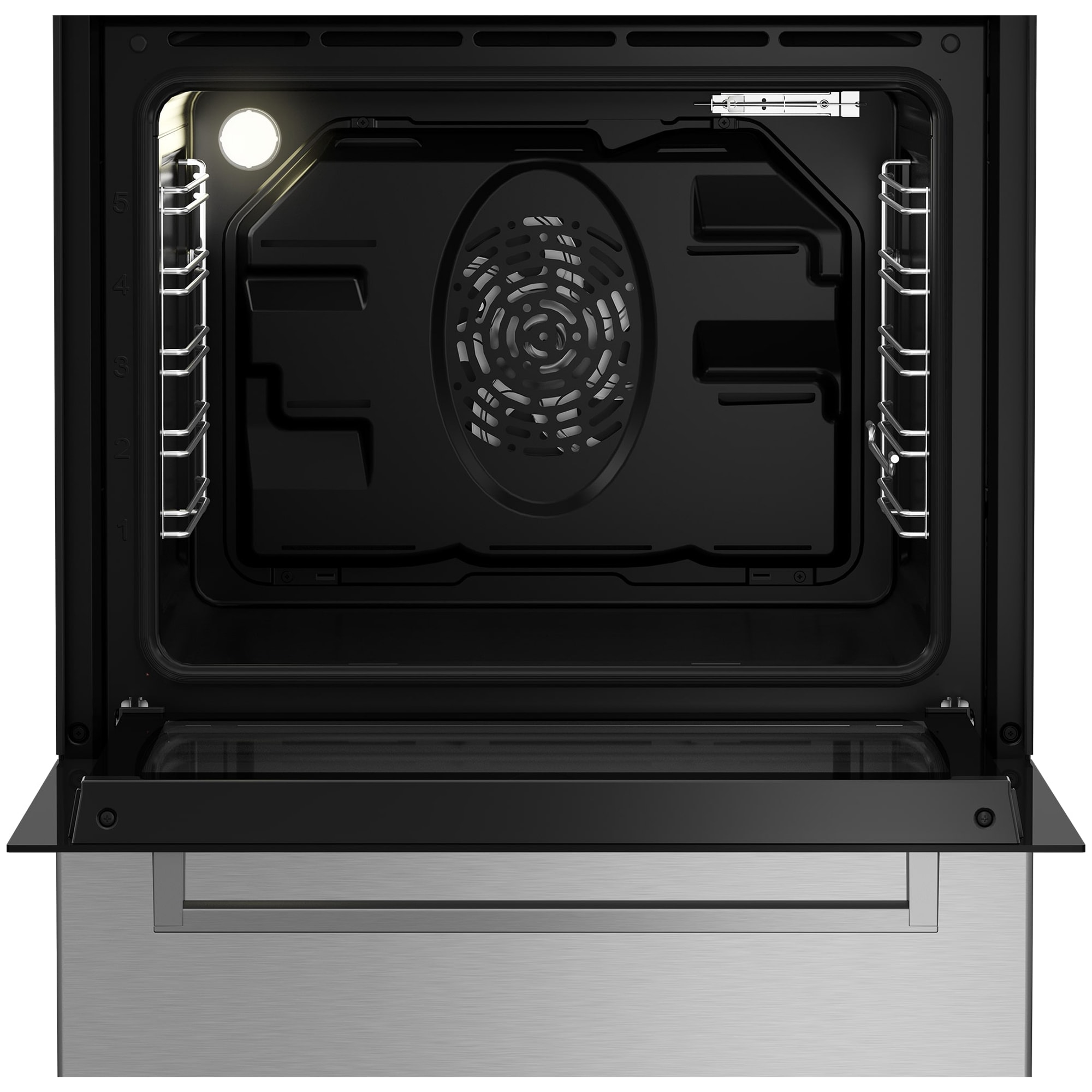 Beko 24 in. 2.5 cu. ft. Convection Oven Freestanding Electric Range ...