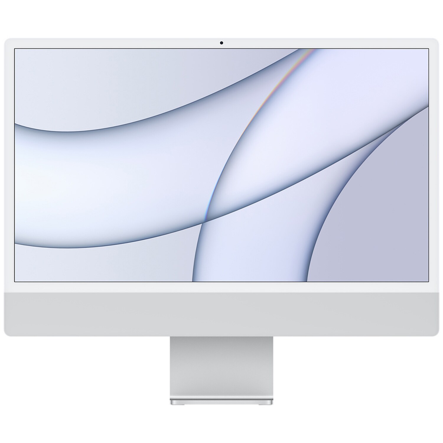 Apple iMac with 4.5K Retina Display, Apple M1 8-core, 8GB RAM, 512GB SSD, Apple 8-core GPU, MacOS - Silver (MGPD3LL-A)