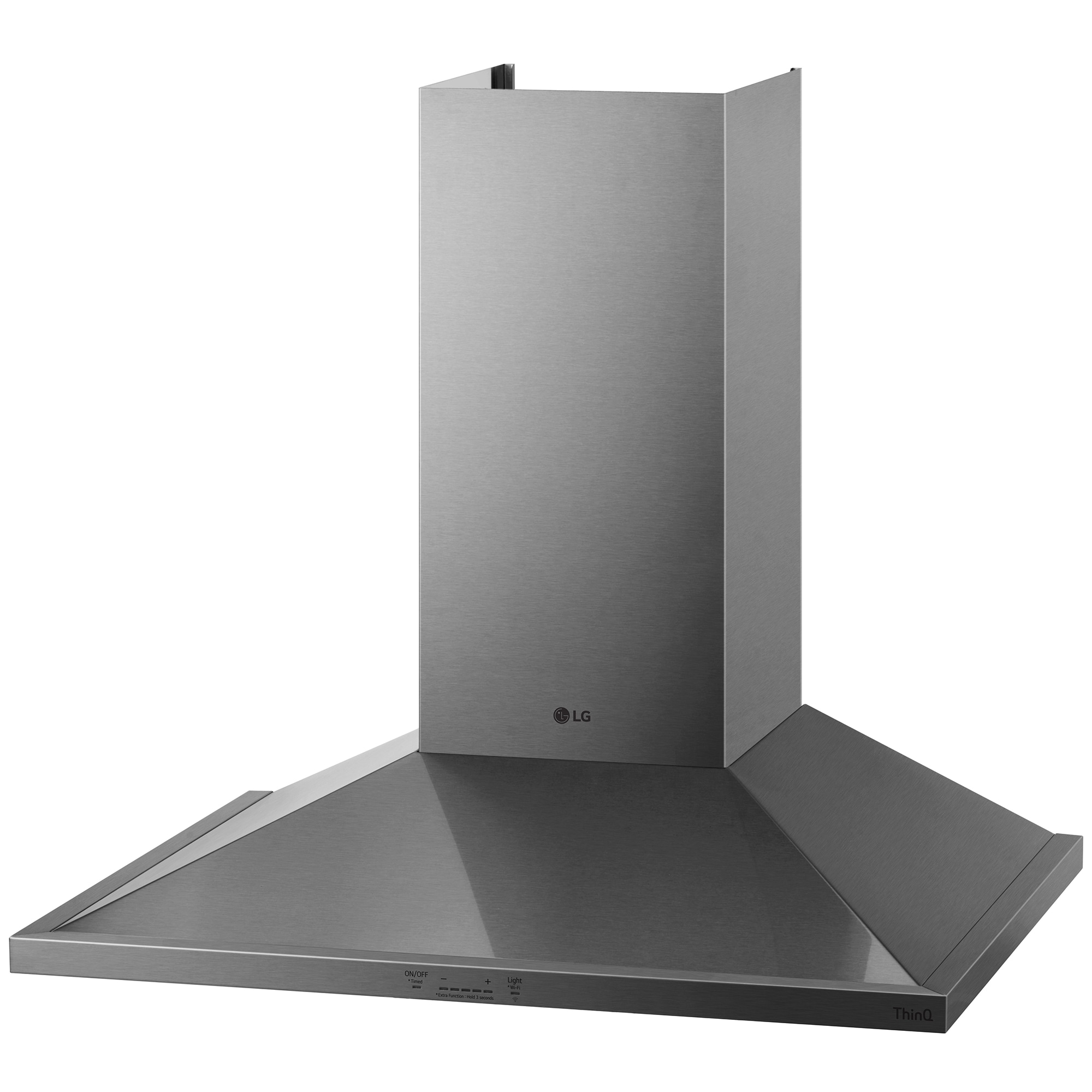 LG 36 in. Chimney Style Range Hood with 5 Speed Settings, 600 CFM ...