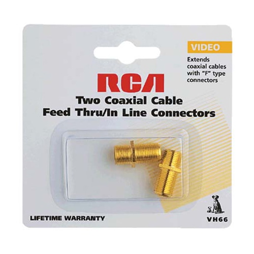 RCA 2 Pack Female to Female Connectors (VH66)