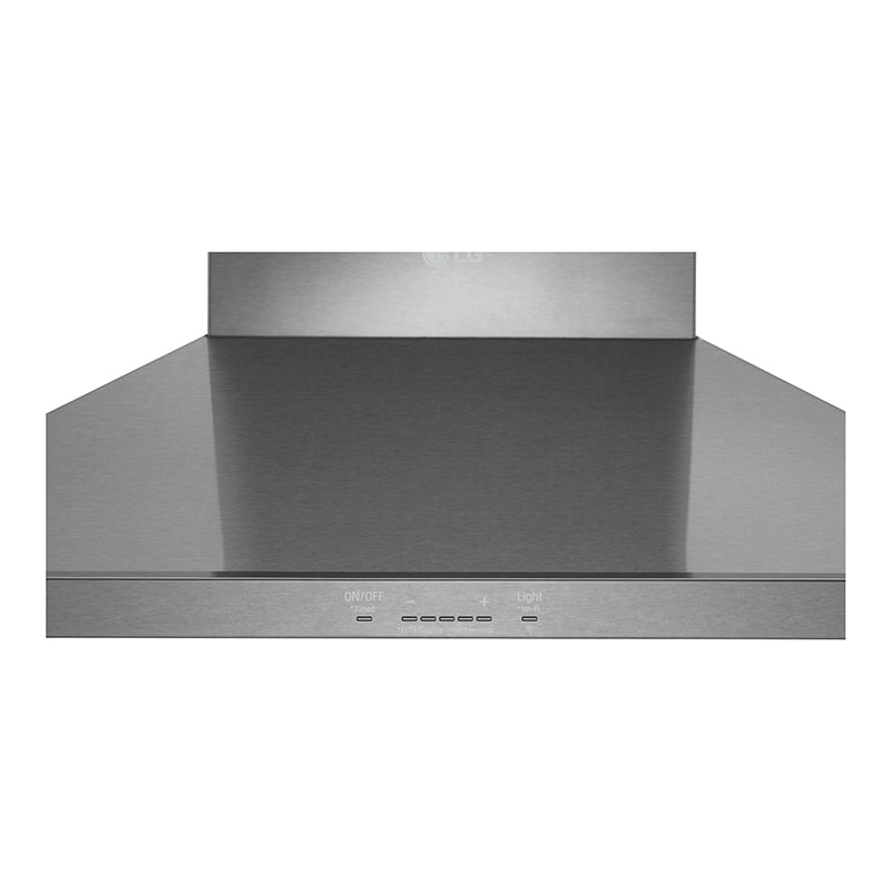 LG Studio 36 in. Chimney Style Range Hood with 5 Speed Settings, 600 ...